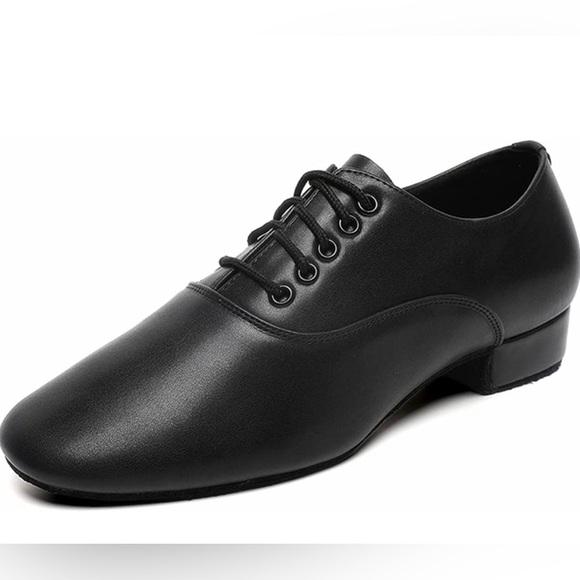 NEW Men's Ballroom Dance Shoes Black Sole, Tango Salsa Latin Shoe 10.5M - Picture 5 of 6